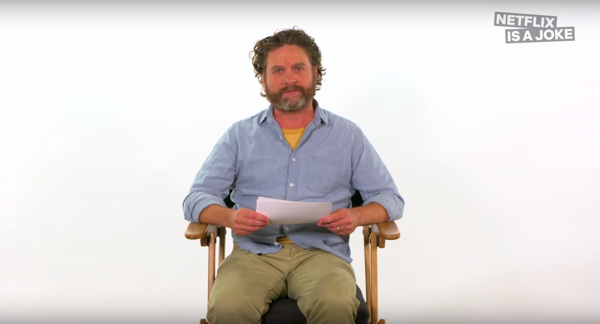 Zach Galifianakis Gets Quizzed On ‘Between Two Ferns ‘ Funny Or Die